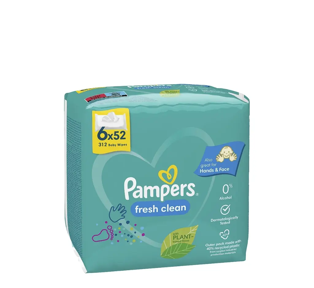 Pampers Fresh Clean wet wipes * 52pcs