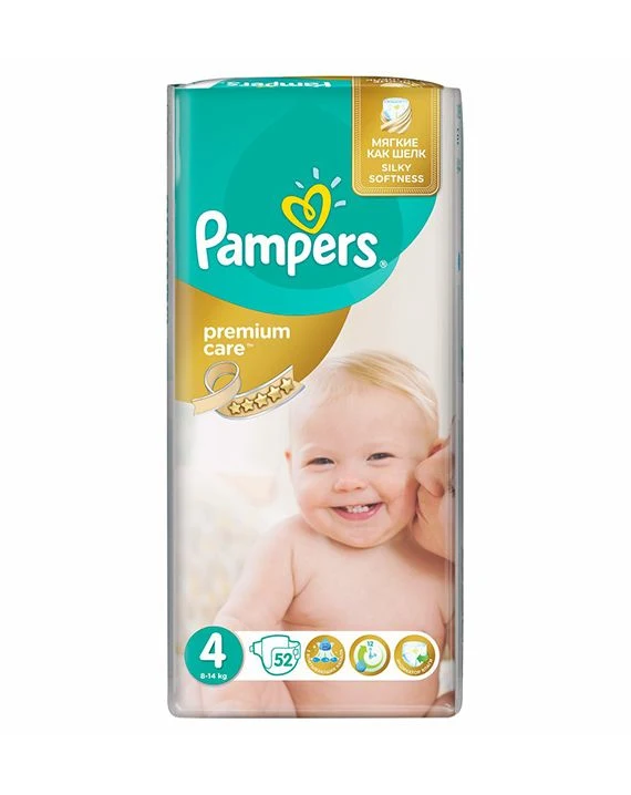 Pampers Premium Care 4 x 52 cope