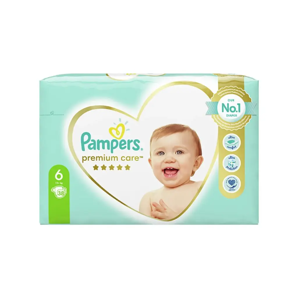 Pampers Premium Care 6 x 38 cope