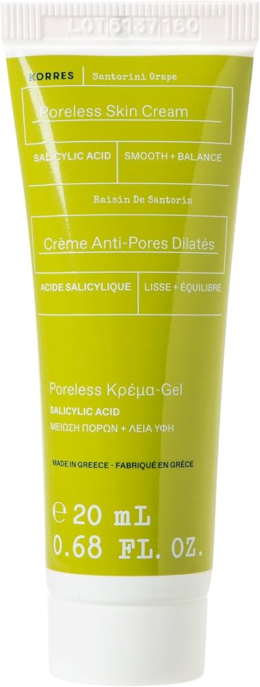 Korres Santorini grape Poreless skin cream