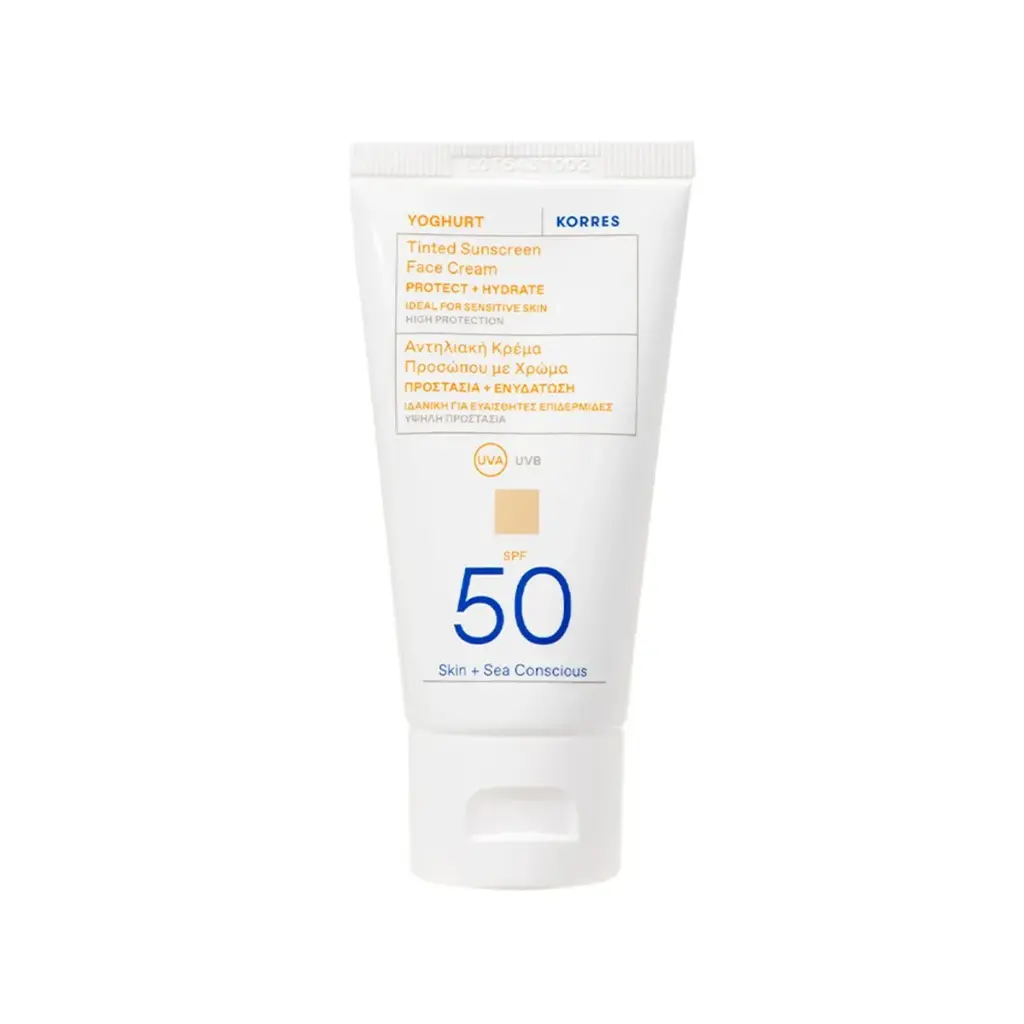 Korres Spf 50 Yoghurt face 50ml Tinted