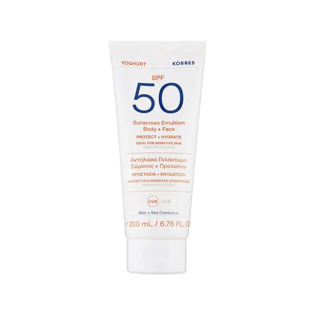 Korres spf 50 Yoghurt body and face 200ml