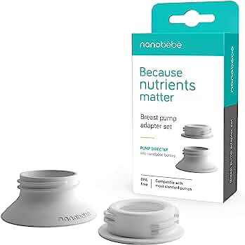 NANOBEBE BREAST PUMP ADAPTER SET