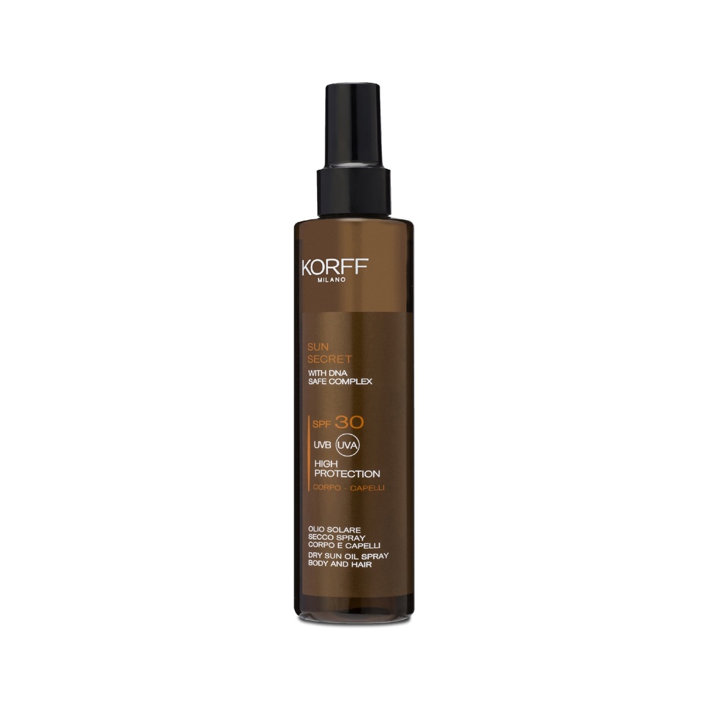 KORFF SUN SECRET 30 SPF BODY AND HAIR OIL