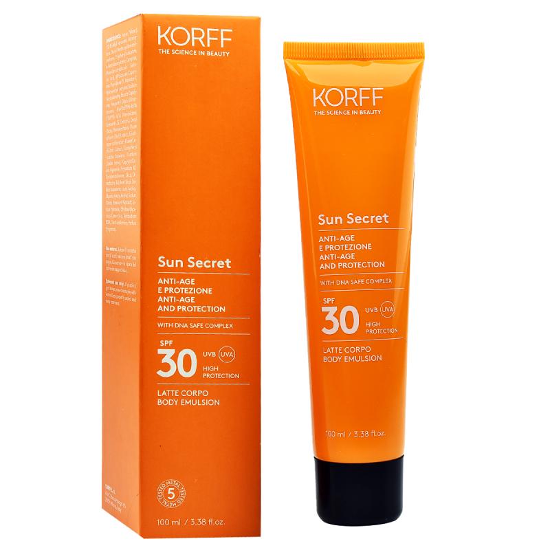 KORFF SUN SECRET 30 SPF FACE FLUID