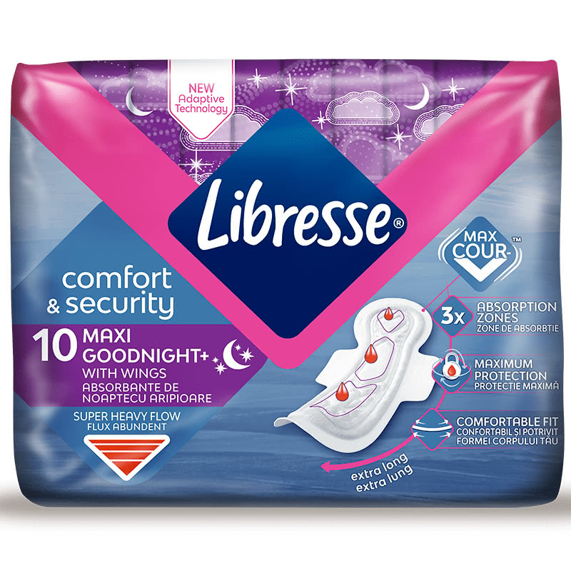 LIBRESSE MAXI 10 GOODNIGHT