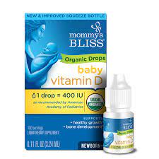 Mommys Bliss Vitamin D Organic Drops 24Ml