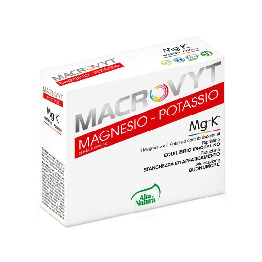 Alta Natura Macrovyt Magnesio E Potassio 36 Bustine