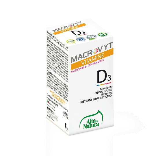 Alta Natura Macrovyt Vitamine D3 Orosolubile 60Cpr