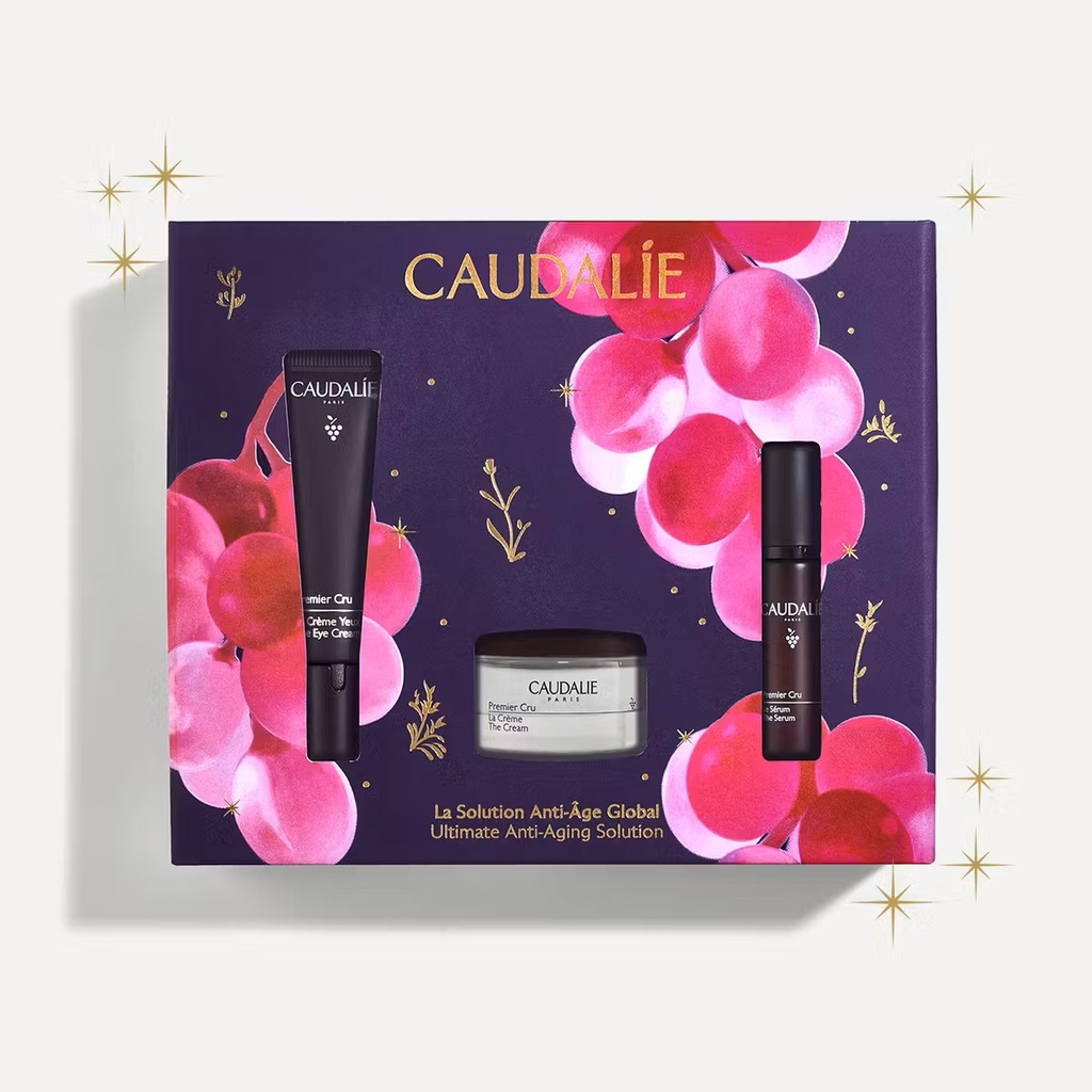 Caudalie Premier Cru Eye Cream 15ml Set - Xmas