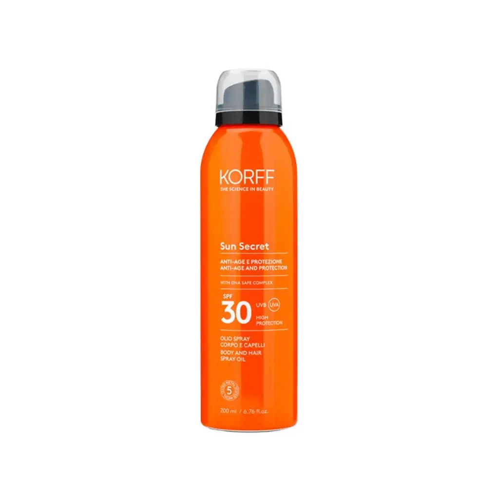 Korff body and hair spray oil spf 30 200ml