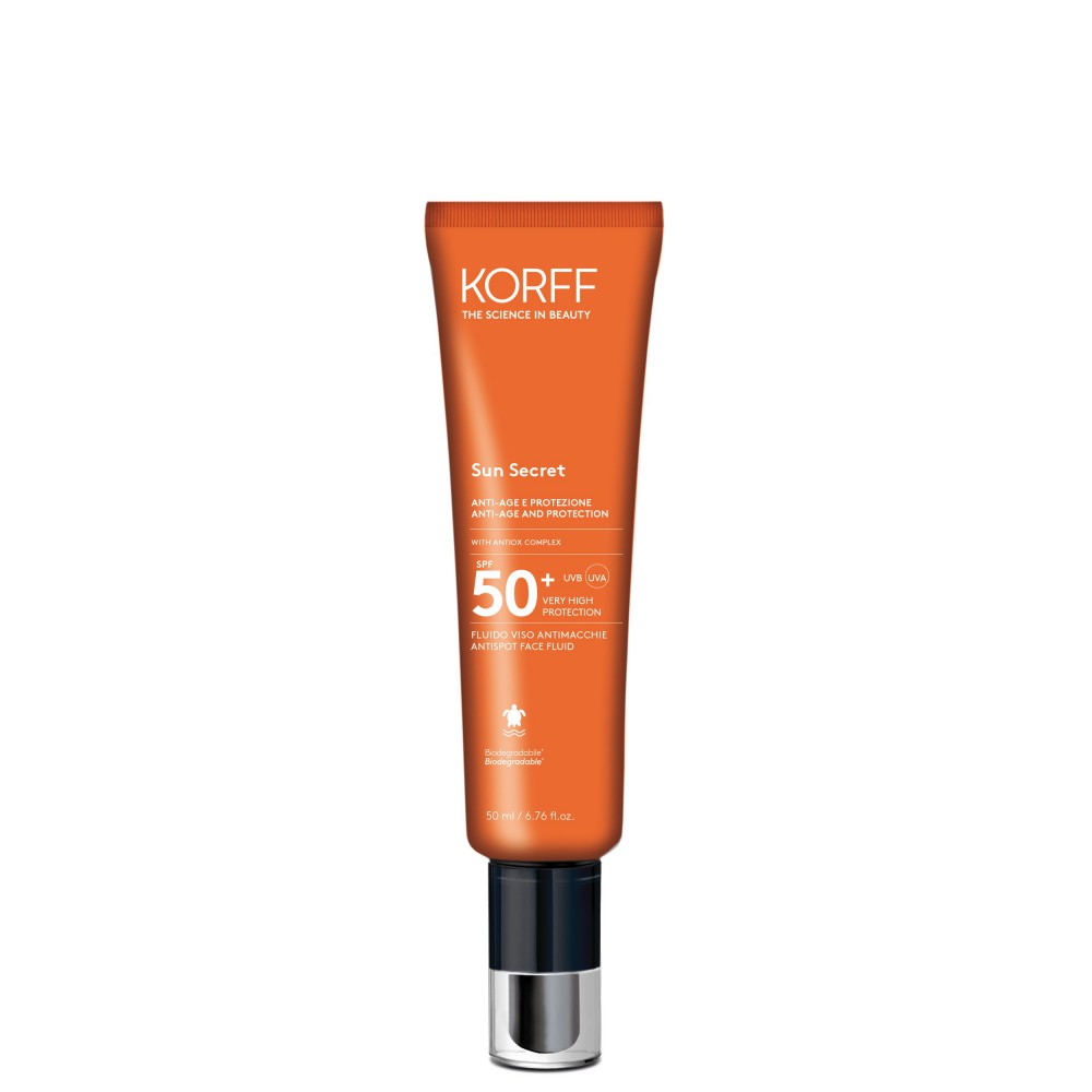 Korff fluido viso antimacchie spf 50+ * 50ml