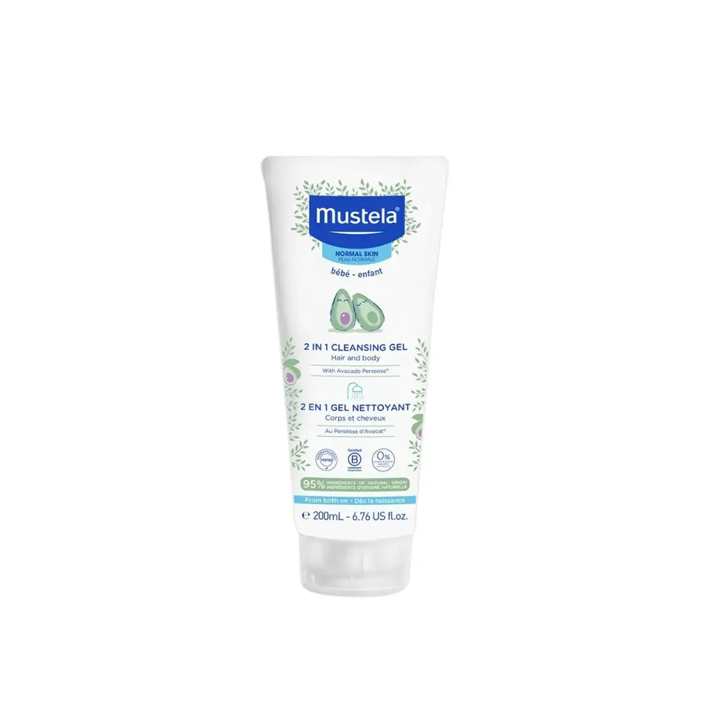 Mustela 2 in1 cleansing gel * 200ml