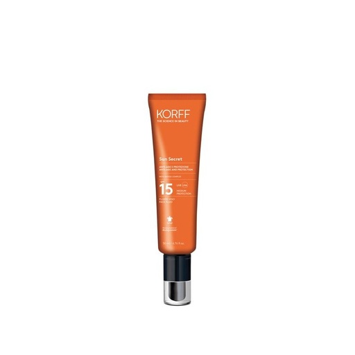 Korff Sun Secret Fluido Viso SPF15 50 ml - Protezione Media 