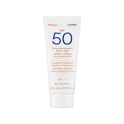 Korres spf 50 Yoghurt body and face 200ml