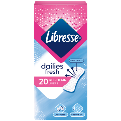 LIBRESSE DAILIES 20 REGULAR LINERS