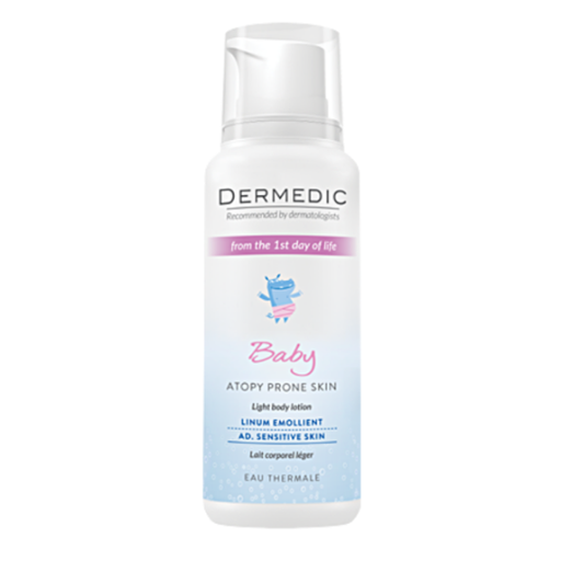 [5901643170585] Dermedic Baby Linum Emolient Light Body Lotion 205Gr