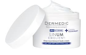 [604-EXDM-500] Dermedic Linum Emolient Plus Eczema Body Cream 225Gr