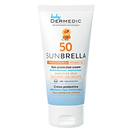 [604-DM-1058] Dermedic Sunbrella  Children Sun Protection Cream Spf50+ 50Gr