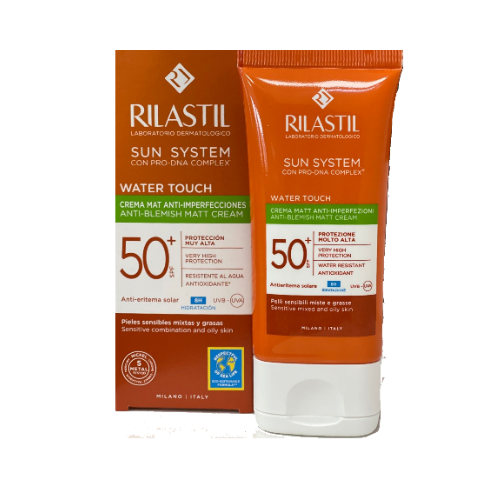 Rilastil  Sun System Water Touch Anti Blemish Matt Cream SPF 50+