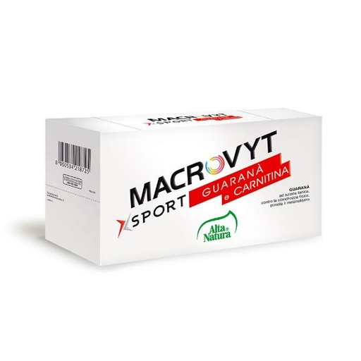 [2891] Alta Natura Macrovyt Sport Guarana E Carnitina 10Flakon