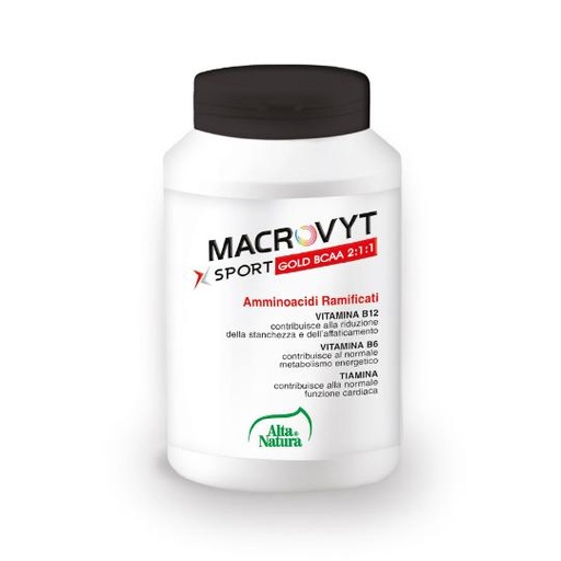 [2892] Alta Natura Macrovyt Sport Platinum Bcaa 100Cpr