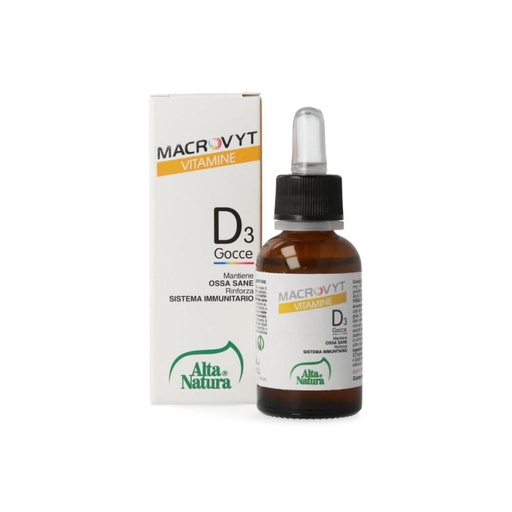 [2894] Alta Natura Macrovyt Vitamine D3 Gocce 30Ml