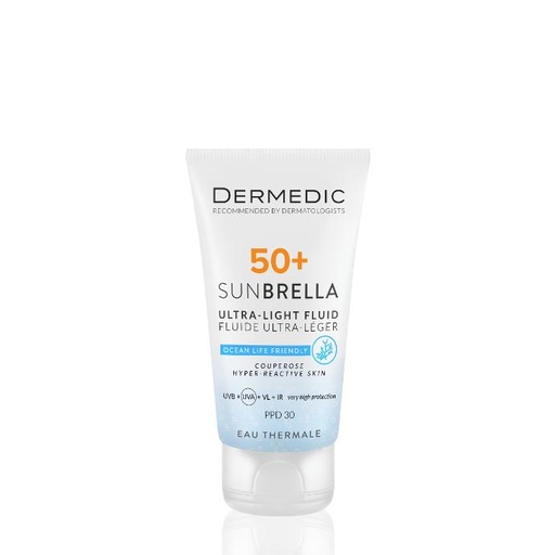 [604-DM-1067] Dermedic Sunbrella Ultra-light fluid SPF 50+ couperose hyper-reactive skin 40ml